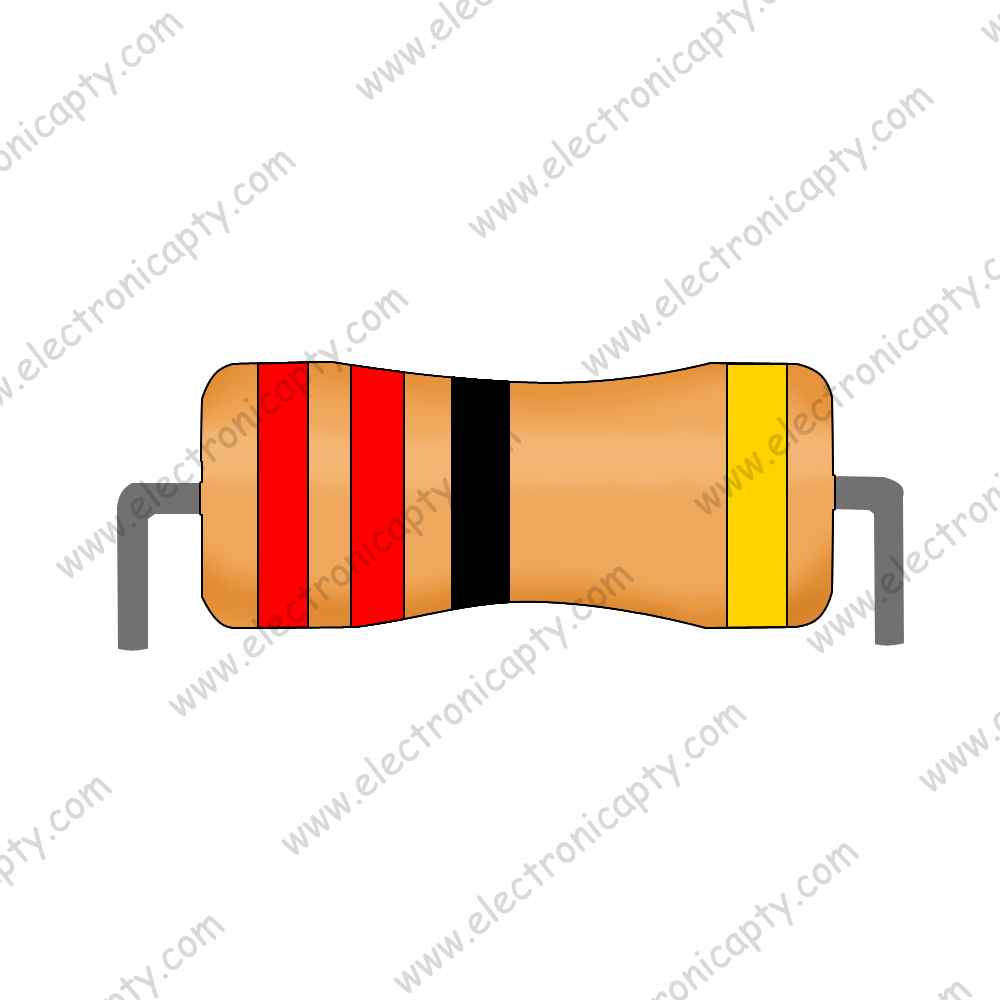 Resistencia 22 Ohm 1W - 5%